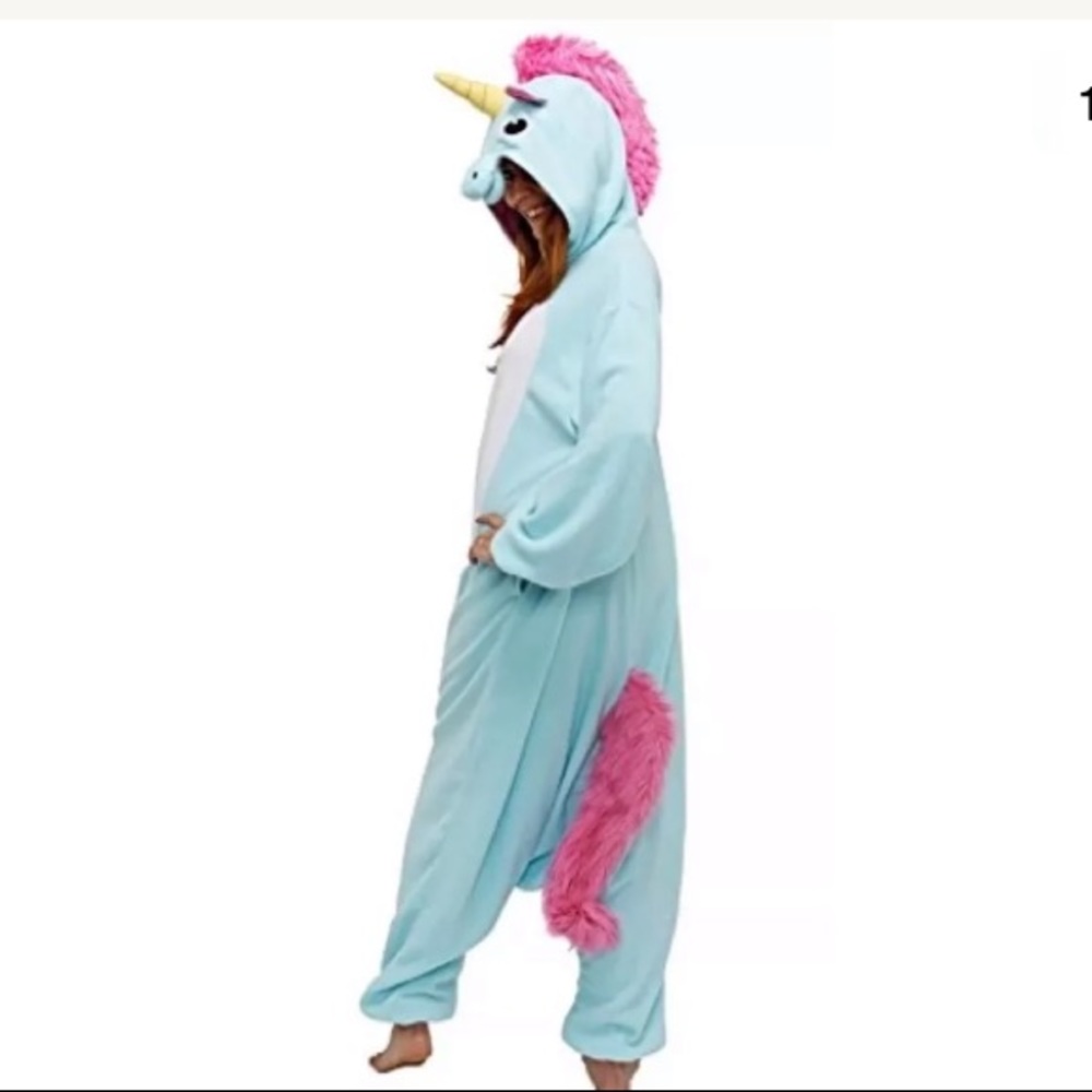 Adult unicorn pajama cosplay onesie costume